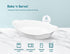 Kook Au Gratin Baking Dishes, Set of 6 Mini Casserole Dish, 12 oz, Oven & Microwave Safe, Marshmallow White