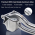Heavy Duty Lemon Squeezer Manual Citrus Press, Premium Quality Juicer for Lemon Lime Orange Juice - Silver