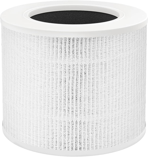 True HEPA Core Mini Replacement Filter for Levoit Core Mini Air Purifier, 3-in-1 HEPA, Activated Carbon (1 Filter + 3