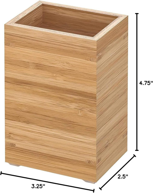 IKEA NEW DRAGAN Bamboo Toothbrush Holder