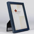 Lawrence Frames Blue Wood Picture Frame, Gallery Collection, 5 by 7-Inch