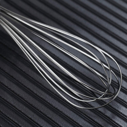 Berglander Whisk Set Pack of 3, Stainless Steel Cooking Whisks 8", 10", 12" Wire Balloon Whisk (Silver)