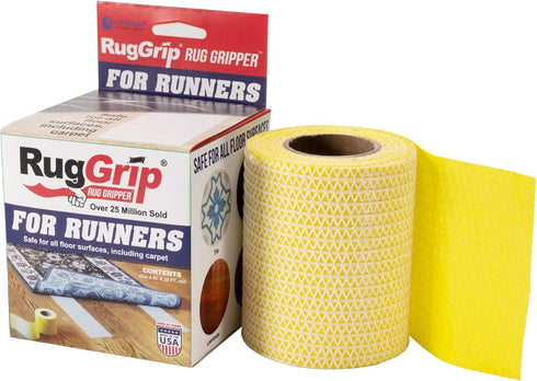 Rug Gripper Tape (4" x 25ft) for Area Rugs and Runners