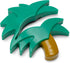 Cork Pops Tropical Palm Tree 4-Blade Refrigerator Magnet Wine Bottle Foil Cutter