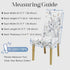 Set 6, Dining Chair Covers, Dining Room Chair Cover of Stretch Kitchen Chair Covers, Detachable Washable Chair Cover