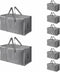 SummitFlare 8 Pack-Extra Large Heavy Duty Moving Bags - Waterproof Storage Totes with