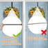 PECULA 2 Pack 14” Wreath Hangers for Front Door, Metal Wreath Door Hanger 40lb Load-bearing for Decorations