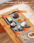 25.2x16" 7 Settings, 99H iTRUSOU Food Warming Mat Extendable Roll-Up Electric Warming Tray with Temp Timer