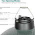 KAMaster Cast Iron Chimney Cap Daisy Wheel Compatible with Large&Medium Big Green Egg,Dual Function Metal Top