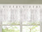 Sweet Home Collection Old World Style Floral Lace Kitchen Curtain Valance, Hopewell White