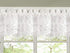 Sweet Home Collection Old World Style Floral Lace Kitchen Curtain Valance, Hopewell White