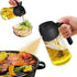 16oz/470ml Oil Sprayer for Cooking - 2 in 1 Olive Oil Dispenser Bottle, Premium Glass Oil Mister for Air Fryer, Salad,