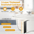 6 LIANYU QT Dutch Oven, Enameled Cast Iron Dutch Oven with Lid, Heavy-Duty Nonstick Cooking Stock Pot for Bread Baking