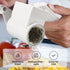 NEZUIBAN Cheese Grater with Handle, Rotary Cheese Grater,Vegetable, Chocolate, Hard Cheese & Nut Grater,White