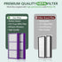 isinlive HAPF300AP Performance Plus Replacement Filter for Holmes AER1 HAPF300AP-U4 Air Cleaner, 2 True HEPA+ Filters