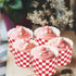 100Pcs Red Plaid Paper Baking Cups, White Red Checkered Cupcake Wrappers for Party Supplies