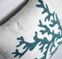 Embroidered Cute Nautical Animal Pillow Cover - Square 18 Inches Decorative Canvas for Nautical Style Deco