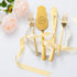 Wedding Cake Cutting Set, Gold Knife and Server Set for Birthday and Bridal Shower Gifts