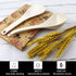 DOERDO 2pcs Rice Paddle Spoon Set, Heat Resistant Kitchen Utensil for Mixing, Serving, Cooking, White