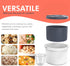 Microwave Rice Cooker Steamer and Pasta Cooker with Strainer - Mess-Free Design, Dishwasher Safe, Cooks 8 Cups