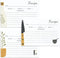 40 Recipe Cards for Recipe Box: Boho Kitchen Recipe Cards in 3 Designs for Weddings or Bridal Showers