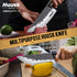 Huusk Butcher Knife, Hand Forged Meat Cleaver Knife, Japanese High Carbon Steel for Outdoor Cooking, Great Christmas