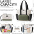 Bagstellar 15.6 Inch Puffer Lunch Tote Bag for Women, Laptop Work Bag with Insulated Lunch Compartment & Large Cup