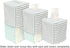 Fabric Tissue Box Cover, Decorative Cotton Blue Floral Fabric Tissue Holder Slipcover for Square Cube Cardboard Facial