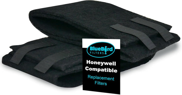 Replacement Prefilter, Fits Honeywell 17000-S, Carbon Charcoal, 2 Pack