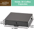 Nifty Rolling Coffee Pod Drawer, Black Finish, Compatible with K-Cups, 36 Pod Pack Holder, Slim Kitchen Organizer