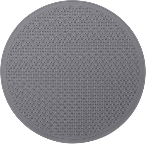 Silicone Microwave Mat - 11.7" x 11.7", Protect from Spill Overs, Non-Slip Silicone Trivet Mats, Hot Pot Holders,