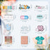 12 Nezyo Pcs Nurse Refrigerator Magnets, Funny Nursing Magnetic Stickers, Cute Medical Student Essentials, Decorative