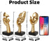 maozyiltle Set 3,Golden (gold-3Pcs) Gold Decor Thinker Statues of Abstract Face Resin Sculptures,Home Decor