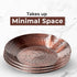 Copper Spoon Rest for Stove Top - Hammered Copper Utensil Holder & Kitchen Accessories - Rustic Farmhouse Countertop