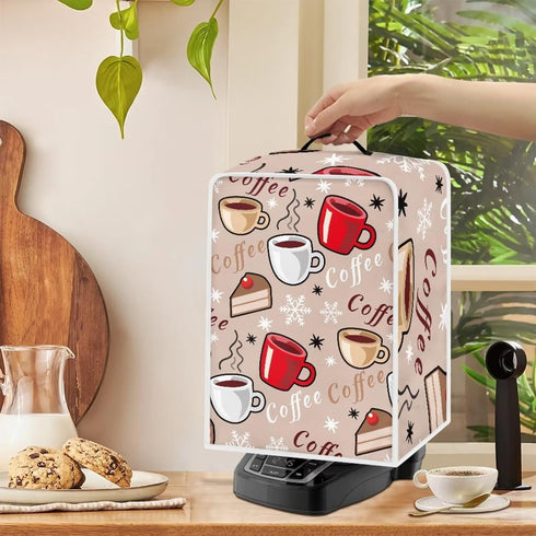 Coffee Cup Covers, Dust Resistant Protective Covers for Coffee Makers, Blender, Mixer, Juice Machine, Washable