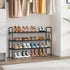 Closet, 12-16 5 Long Shoe Rack for Pairs Stackable Shoe Organizer, Shoe Shelf Storage for Sneakers & Boots Shoe Storage