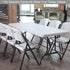 4 Pack 8 (96 30 Inches, Spandex Table Top Cap Cover Stretch Fitted Washable Elastic Rectangle Tablecloth for FT Folding