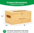 8-33 50+ Libreshine Bamboo Garbage Bag Holder, Multi-Mount Space-Saving Trash Bag Organizer for Kitchen, Pantry, Holds