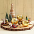 24 Homemory Pcs Gold Votive Candle Holders, Round Mercury Glass Candle Holder, Tealight Candle Holders for Table