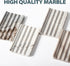 2 Countertop, Pcs Soap Dish for Bathroom, Marble Bar Soap Holder for Kitchen Soap Tray with Wavy Design, Soap Saver