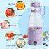 Portable Blender, MIAOKE 350ml Mini Juicer Cup for Juice, Shakes, and Smoothies, USB Rechargeable with LED Display