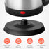 Stainless Steel Electric Tea Kettle, 1.7L Cordless Water Boiler with 360 Degree Rotational Base, 1000W, Silver