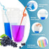44 17oz MAQIHAN Drink Pouches with Straws Individually-Wrapped - Juice Drink Pouches Adults Alcohol Clear Plastic