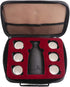 Ceramic Sake Set with Cups + Keep Sake Storage Box - Traditional Porcelain Pottery Drink Set Kit, 7-Piece