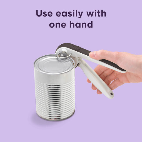 Chef'n EzSqueeze One-Handed Can Opener in Black and Meringue