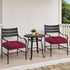 MTMR Set 2, 19X19 Outdoor Chair Cushions of Water-Repellent Patio Chair Cushions with High Elasticity PP Cotton, No