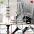 cogardenshower 4 Shelves,54"-114 Corner Shower Caddy Tension Pole - Heavy Duty Floor to Ceiling Shower Organizer