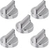 Techecook Upgraded Gas Stove Knobs Replacement for Whirlpool Gas Range, 5PACKS W10766544 W10430807