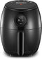 Elite Gourmet EAF-2612DX Personal 2.1Qt Compact Programmable Hot Air Fryer, Oil-Less Healthy Cooker, 1000W, Black