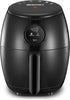 Elite Gourmet EAF-2612DX Personal 2.1Qt Compact Programmable Hot Air Fryer, Oil-Less Healthy Cooker, 1000W, Black